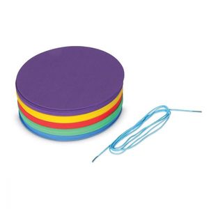 Discuri colorate pentru distantare sociala imagine
