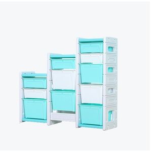Dulap modular pentru depozitare jucarii Nichiduta Storage Box Blue imagine