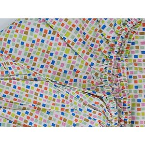 Cearceaf Mozaic KidsDecor cu elastic din bumbac 60x107 cm imagine
