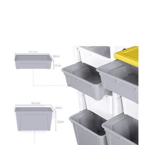Dulap modular pentru depozitare jucarii Nichiduta 11 Storage Box Blue imagine