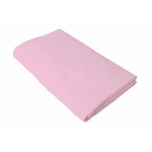 Cearceaf roz, kidsdecor, cu elastic, din bumbac - 70x110 cm imagine