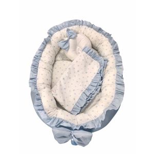 Cuib cu paturica si pernuta pentru bebelusi Lux imagine