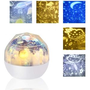 Lampa de veghe si proiector Diamond Bambinice BN023 imagine