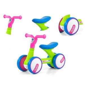 Bicicleta fara pedale Tobi Pink Green imagine