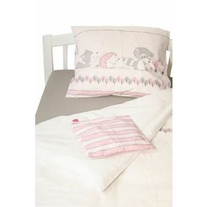 Lenjerie pat copii Odette Pink 100x14040x60 cm imagine