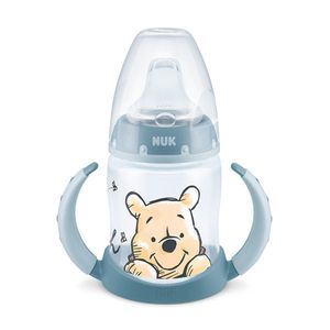 Biberon Nuk First Choice 150 ml cu toarte si adaptor din silicon Disney bleu 6 luni+ imagine