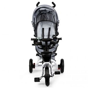 Tricicleta cu sezut rotativ Ecotoys gri imagine