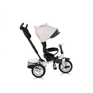 Tricicleta multifunctionala 4 in 1 Speedy Air scaun rotativ IvoryBlack imagine