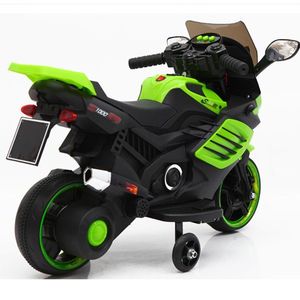 Motocicleta electrica 6V cu roti ajutatoare Nichiduta X-Race Green imagine