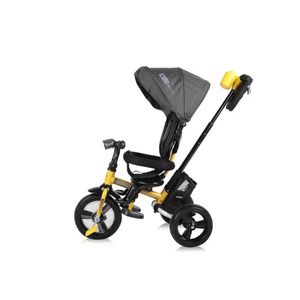 Tricicleta multifunctionala 4 in 1 Enduro scaun rotativ Yellow Black imagine