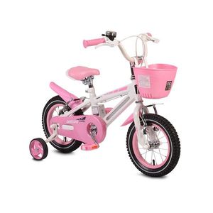 Bicicleta pentru copii cu cadru iluminat Moni Flash Pink 12 inch imagine