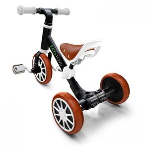 Bicicleta de echilibru 3 in 1 cu pedale pentru copii Ecotoys LC-V1322 Negru imagine