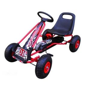 Kart cu pedale Gokart 3-7 ani roti gonflabile G1 R-Sport rosu imagine