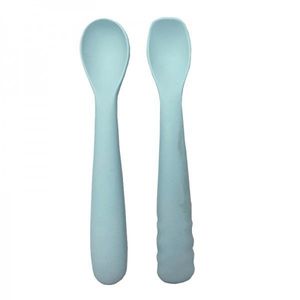 Set 2 linguri Bo Jungle pentru bebelusi din silicon albastre imagine