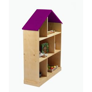 Casuta biblioteca din lemn BookHouse Lollipop Purple 130 x 96 x 30 cm imagine