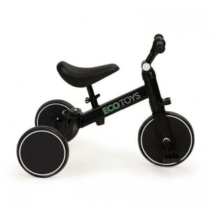 Tricicleta 4 in 1 cu pedale detasabile Ecotoys YM-BB-6 negru imagine