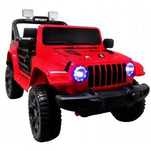 Masinuta electrica cu telecomanda si functie de balansare Jeep X10 TS-159 R-Sport rosu imagine