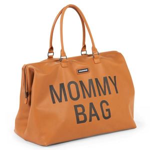 Geanta de infasat Childhome Mommy Bag piele ecologica Maro imagine