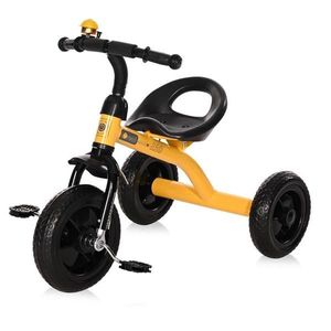 Tricicleta pentru copii A28 roti mari Yellow Black imagine