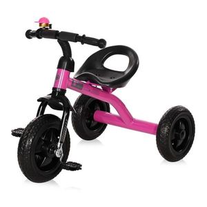 Tricicleta pentru copii A28 roti mari Pink Black imagine