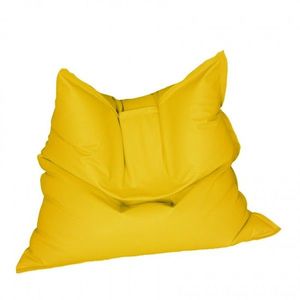 Fotoliu mare magic pillow yellow quince pretabil si la exterior umplut cu perle polistiren imagine