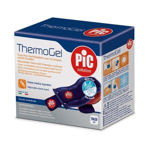 Compresa reutilizabila ThermoGel pentru terapie caldarece 10x26 cm cu banda elastica pentru prinderefixare imagine