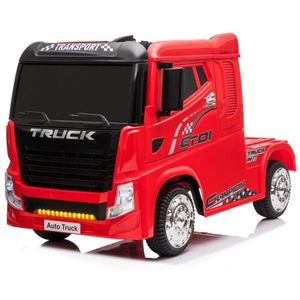 Camion electric 4x4 cu scaun de piele Truck Red imagine