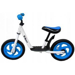 Bicicleta fara pedale cu suport pentru picioare R5 albastru R-Sport imagine