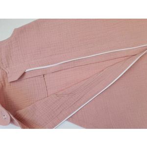 Sac de dormit din Muselina Blushing pink 85 cm imagine
