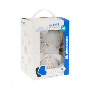 Paturica moale 75x100 cm KikkaBoo Baby blanket 3D Joyful Mice imagine