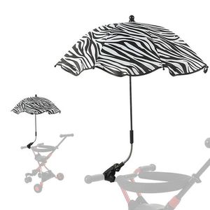 Umbrela pentru carucior imprimeu zebra 65.5cm imagine