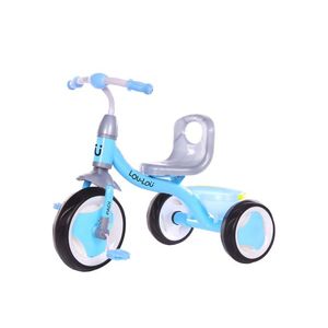 Tricicleta pentru copii KikkaBoo cu cosulet depozitare Paddi Albastru imagine