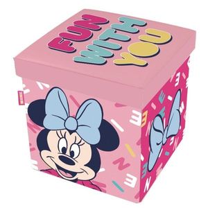 Taburet pentru depozitare jucarii Minnie Mouse imagine