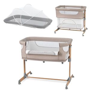 Co-sleeper Momi smart bed 4 in 1 beige imagine