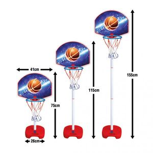 Cos de baschet reglabil Footed Basketball Set imagine