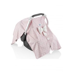 Parasolar BabyJem pentru scaun auto 0-13 kg Infant Cover Roz imagine