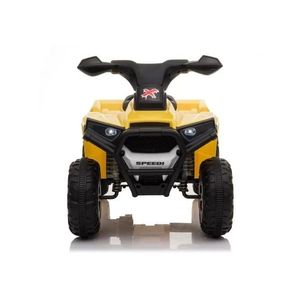 ATV Quad electric pentru copii XH116 LeanToys 5703 galben-negru imagine