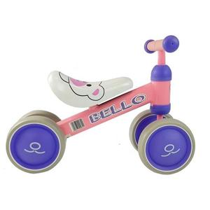 Bicicleta fara pedale cu roti duble pentru copii Pink Bello LeanToys 5262 imagine