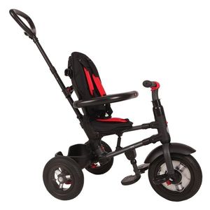 Tricicleta cu roti de cauciuc Qplay Rito Rubber Rosu imagine