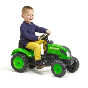 Tractor cu pedale verde pentru copii Falk 2057 Country Farmer imagine