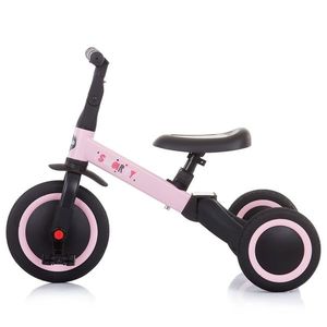 Tricicleta si bicicleta Chipolino Smarty 2 in 1 light pink imagine
