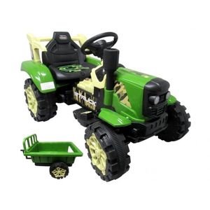 Tractor electric pentru copii C2 R-Sport verde imagine