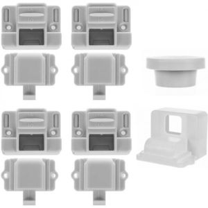 Set 4 sisteme de siguranta magnetice pentru dulapuri si sertare Iso Trade MY6798 imagine