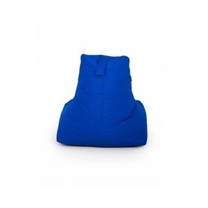 Fotoliu tip para Big Bean Bag textil umplut cu perle polistiren albastru imagine
