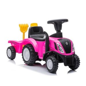 Tractor cu remorca sunete si lumini Pink imagine