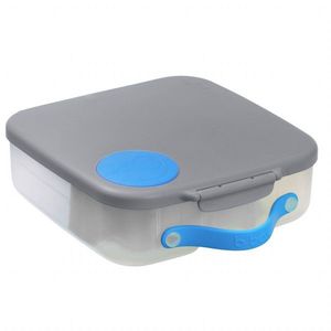 Caserola compartimentata Lunchbox b.box gri cu albastru imagine