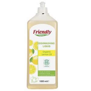 Detergent de vase cu aroma de lamaie Friendly Organic 1000 ml imagine