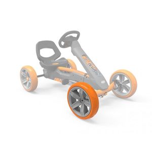 Roata fata Kart Reppy gri-orange 10x2, 5 imagine