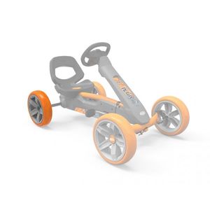 Roata spate Kart Reppy gri-orange 10x2, 5 imagine
