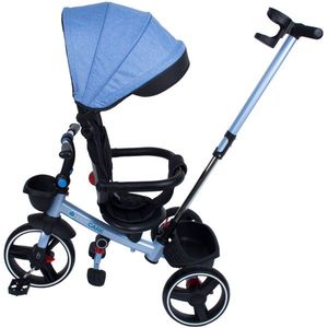 Tricicleta pliabila Impera Kidscare scaun rotativ copertina de soare maner pentru parinti albastru imagine